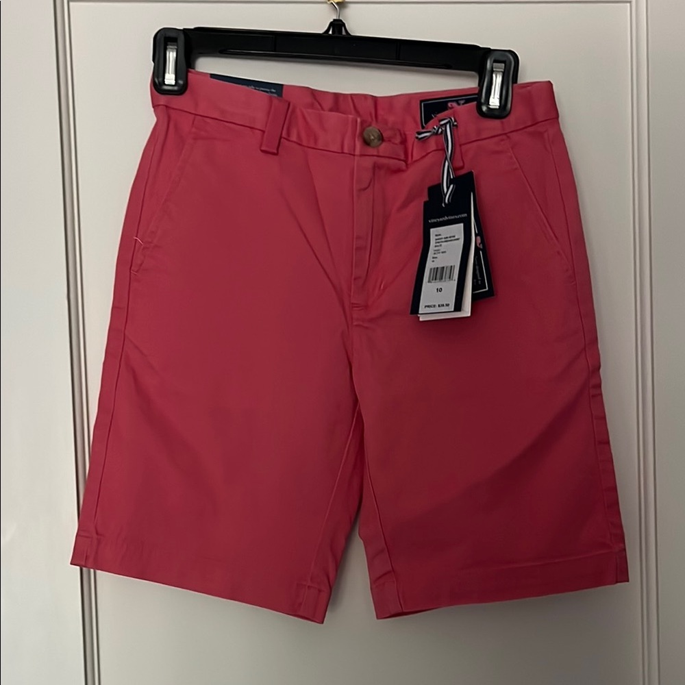 Classic Pink Vineyard Vines Boys  Breaker Shorts